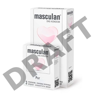 Презервативы masculan  Pur № 3 утонченные, 18,5 см, 5.3 см, 3 шт.