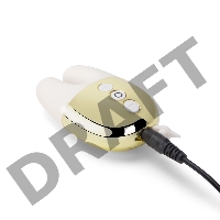 Белый вибратор с ушками Le Wand Double Vibe