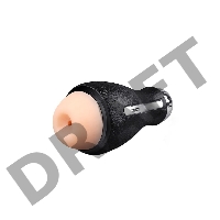 Мастурбатор нереалистичный Nalone Bling, TPE, чёрный, 19,8 см