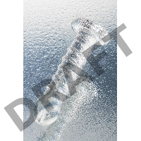 Нереалистичный фаллоимитатор Sexus Glass, стекло, прозрачный, 16 см