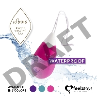 Розовое виброяйцо на радиоуправлении Anna Vibrating Egg Remote