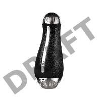 Мастурбатор нереалистичный Nalone Bling, TPE, чёрный, 19,8 см