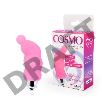 Розовый миниатюрный спиралевидный вибромассажер - 6,9 см.