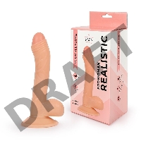 Фаллоимитатор с мошонкой Erowoman телесного цвета - 18,5 см.