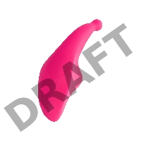Клиторальный вибратор в трусики JOS Pansy, силикон, розовый, 8 см