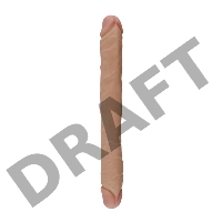 Двусторонний фаллоимитатор REAL