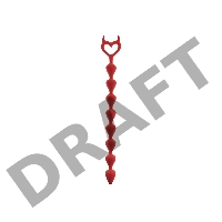 Анальные шарики Bestla, цвет бордовый (CORE)