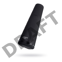 Мастурбатор Levett Zyra, TPE, черный, 22 см