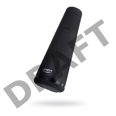 Мастурбатор Levett Zyra, TPE, черный, 22 см