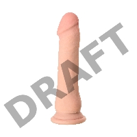 Реалистичный вибратор TOYFA RealStick Elite Vibro, TPR, телесный, 7 режимов вибрации, 21 см.