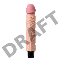 Реалистичный вибратор TOYFA  A-Toys Rican, TPE, телесный, 22,5 см