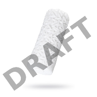 Нереалистичный мастурбатор TENGA 3D Pile, TPE, белый, 11,6 см