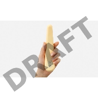Жёлтый вибратор IROHA MIKAZUKI - 17,5 см.