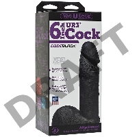 Насадка реалистик Vac-U-Lock™ 6 ULTRASKYN™, черная