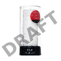 Нереалистичный мастурбатор TENGA 3D Pile, TPE, белый, 11,6 см