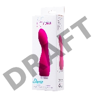 Вибратор L'EROINA Dana, силикон, розовый, 15,5 см