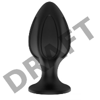 Пробка анальная Силиконовая черная S (5.8*2.8cm) 3306-01