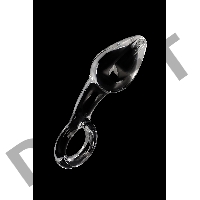 Анальная втулка Sexus Glass, стекло, прозрачная, 14,5 см, Ø 4 см