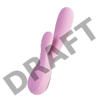 Нереалистичный вибратор Satisfyer Mono Flex, силикон, розовый, 20,4 см.