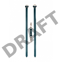 Зеленая фиксация на бёдра Thigh Cuffs