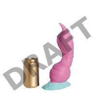 Розовый фаллоимитатор Крок Large - 26 см.