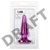 Анальная втулка TOYFA, PVC, фиолетовый, 9,5 см