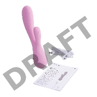 Нереалистичный вибратор Satisfyer Mono Flex, силикон, розовый, 20,4 см.