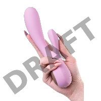 Нереалистичный вибратор Satisfyer Mono Flex, силикон, розовый, 20,4 см.