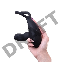 Стимулятор простаты Levett Maud, силикон, черный, 15 см