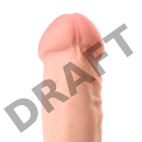 Реалистичный фаллоимитатор TOYFA RealStick Elite DILDO, TPR, телесный, 18,5 см