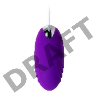 Виброяйцо TOYFA  A-Toys Costa, силикон, фиолетовый,  6,5 см