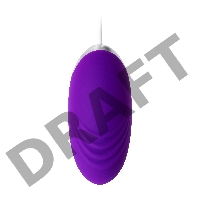 Виброяйцо TOYFA  A-Toys Costa, силикон, фиолетовый,  6,5 см