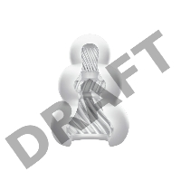 Мастурбатор нереалистичный MensMax Pucchi SQUID, TPE, белый, 6,5 см