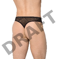 Трусы мужские с клетчатой вставской SoftLine Collection, черный, XL