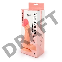 Фаллоимитатор-реалистик Erowoman на присоске телесного цвета 