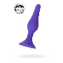 Анальная втулка A-Toys by TOYFA, силикон, фиолетовая, 12,5 см