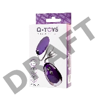 Виброяйцо TOYFA  A-Toys Costa, силикон, фиолетовый,  6,5 см