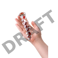 Нереалистичный фаллоимитатор Sexus Glass, стекло, прозрачный, 18 см