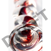 Нереалистичный фаллоимитатор Sexus Glass, стекло, прозрачный, 18 см