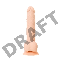 Фаллоимитатор RS Silicone Matthew M с уникальным материалом, телесный, 24,5 см