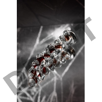 Нереалистичный фаллоимитатор Sexus Glass, стекло, прозрачный, 18 см