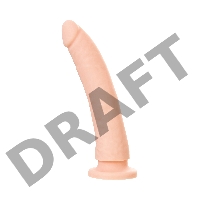 Фаллоимитатор RS Silicone - Matt B, телесный, 21,5 см