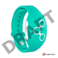 Зеленый вибратор для пар с пультом-часами Weatwatch Dual Pleasure Vibe