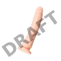 Фаллоимитатор RS Silicone - Matt B, телесный, 21,5 см