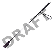 Стек Sitabella, кожа, черный, 70 см