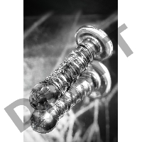 Нереалистичный фаллоимитатор Sexus Glass, стекло, прозрачный, 16 см