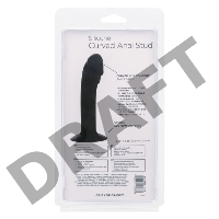 Анальный фаллоимитатор SILICONE CURVED ANAL STUD