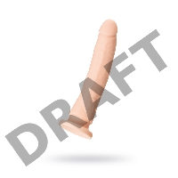 Фаллоимитатор RS Silicone Bradley C, телесный, 18,5 см