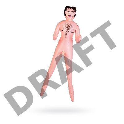 Кукла надувная Dolls-X by TOYFA Jacob, мужчина, телесный, 160 см