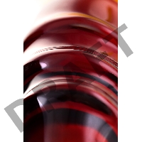 Анальная втулка Sexus Glass, стекло, коричневая, 12,5 см, Ø 4 см